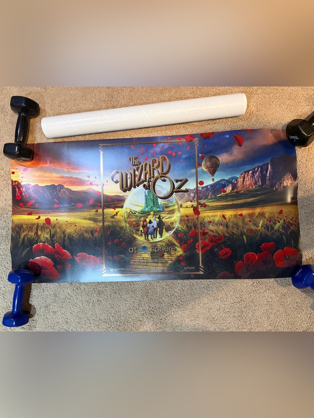 Special edition Wizard of Oz Sphere VIP poster